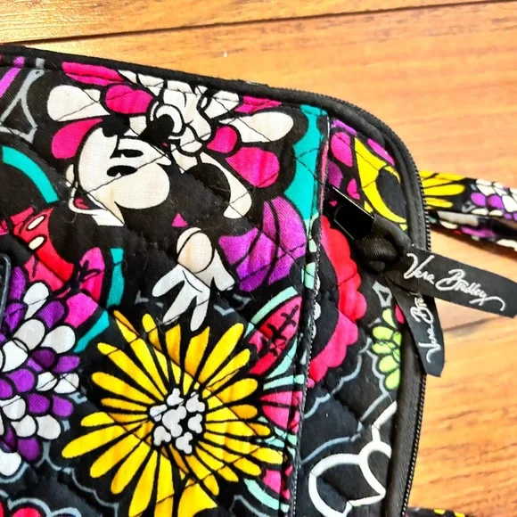 Vera Bradley / Authentic Disney Multicolor Floral Crossbody Bag - Picture 3 of 6